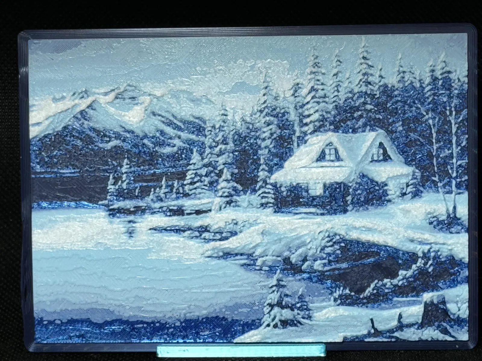 Cabin in the Snow Hue Forge
