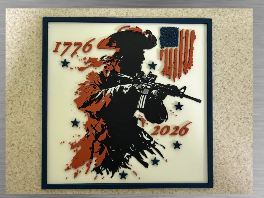 Americas 250th Anniversary -Distressed Soldier