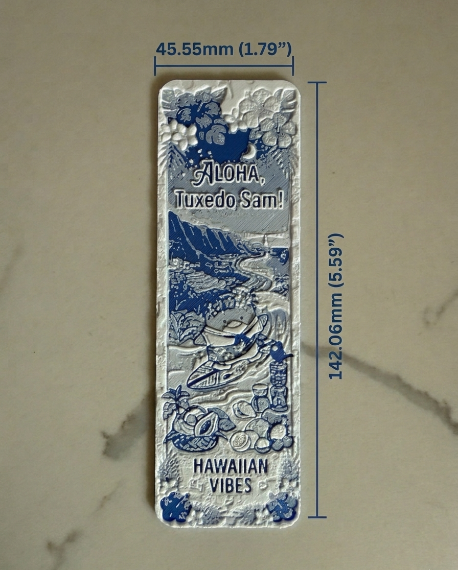 Hawaiian Tuxedo Sam Bookmark