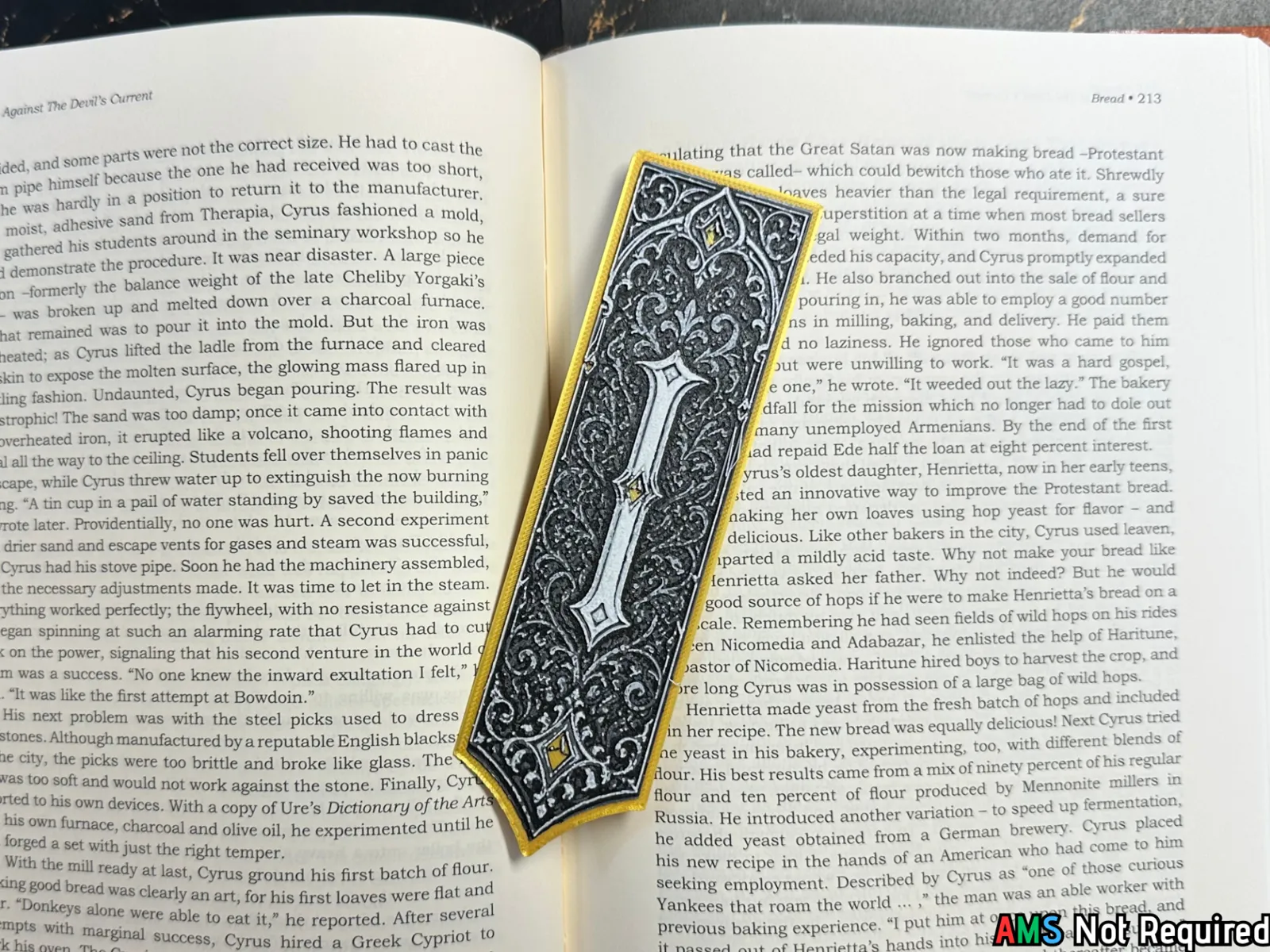 Gothic Letter I Bookmark - HueForge Alphabet