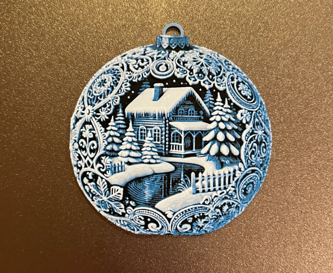 Christmas Cabin Decoration
