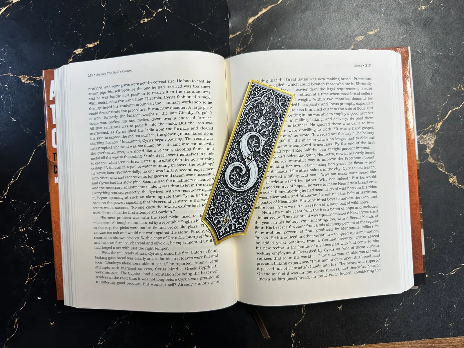 Gothic Letter S Bookmark - HueForge Alphabet