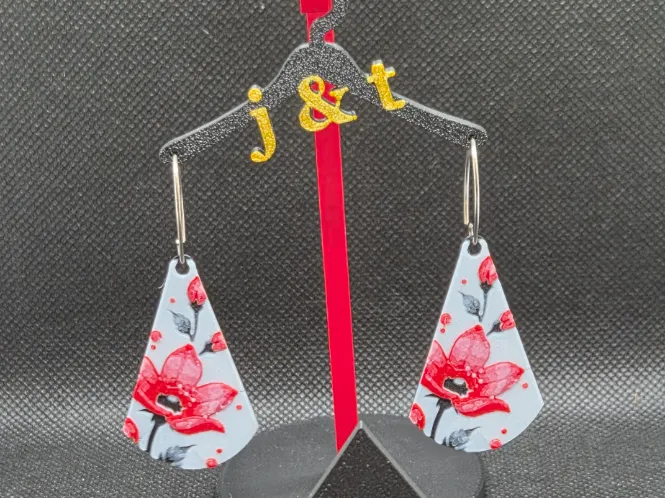 Hueforge Cherry Blossom earrings V3