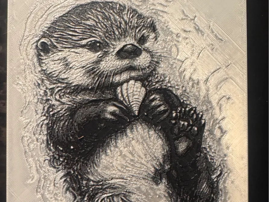 baby otter hueforge