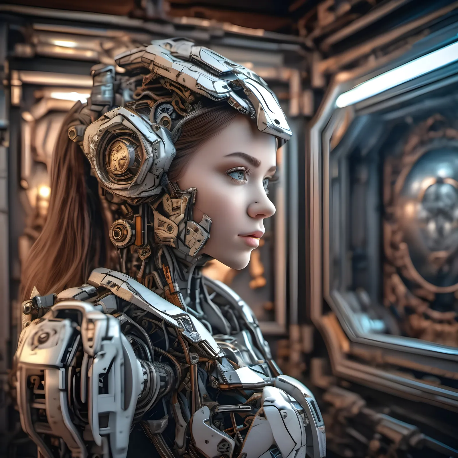 Mech girl - Hueforge