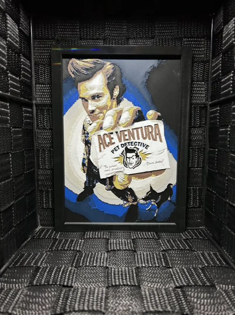 Hueforge Movie Poster - Ace Ventura -