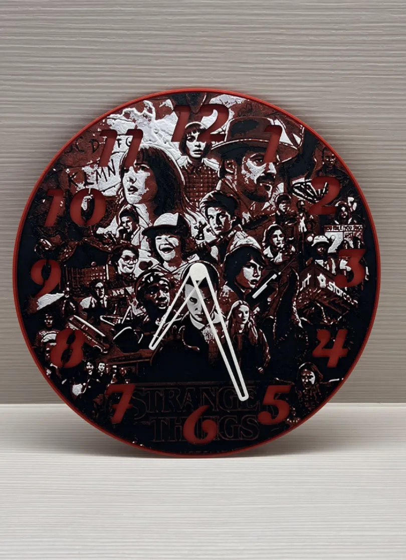 Stranger Things Clock HueForge
