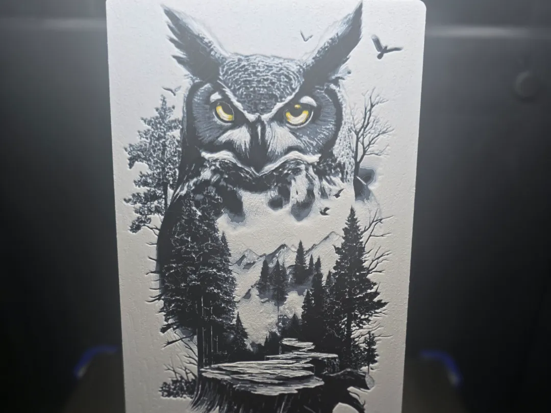 Owl and Forest Hue Forge