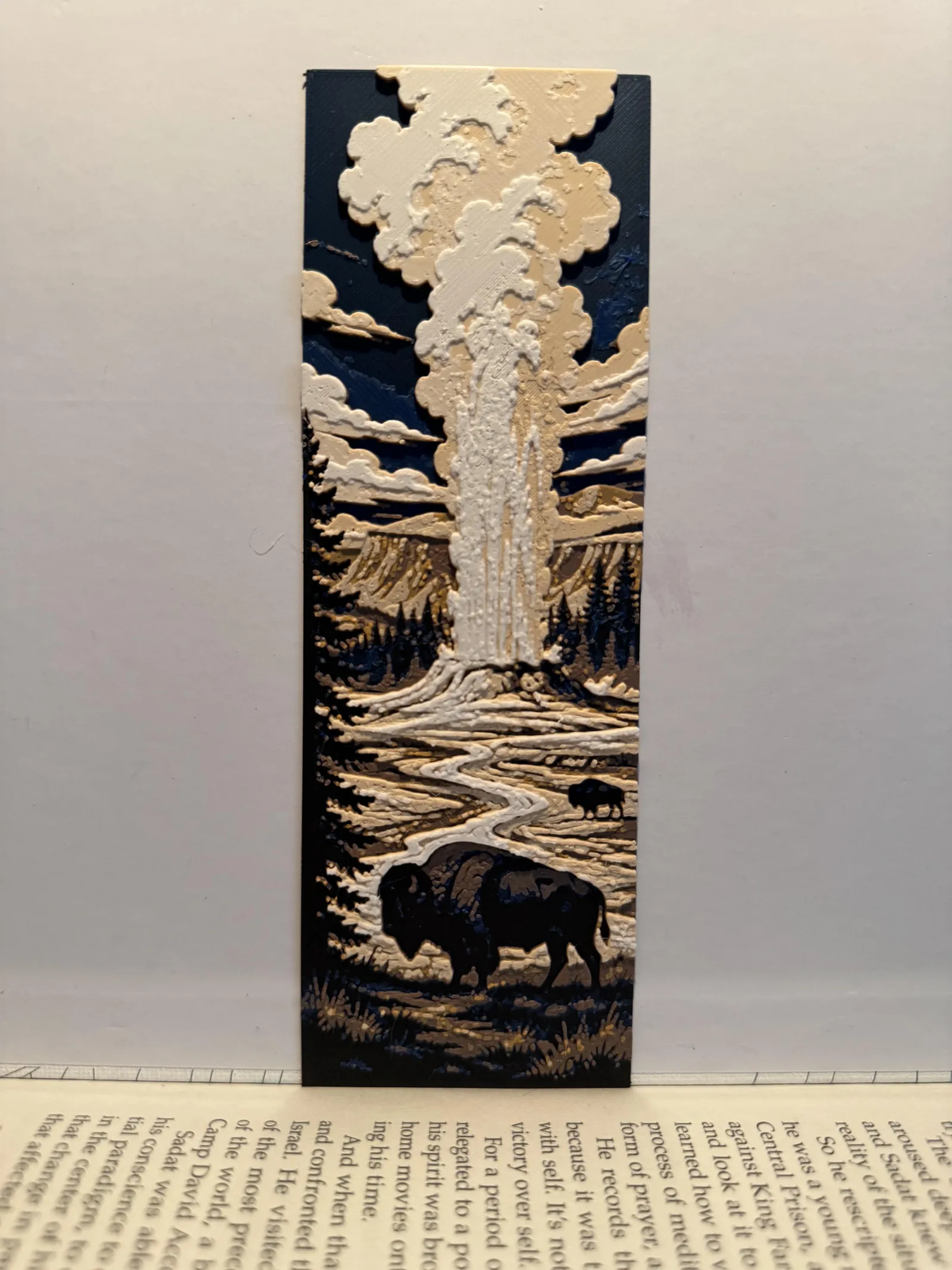 Yellowstone Geyser - Bookmark