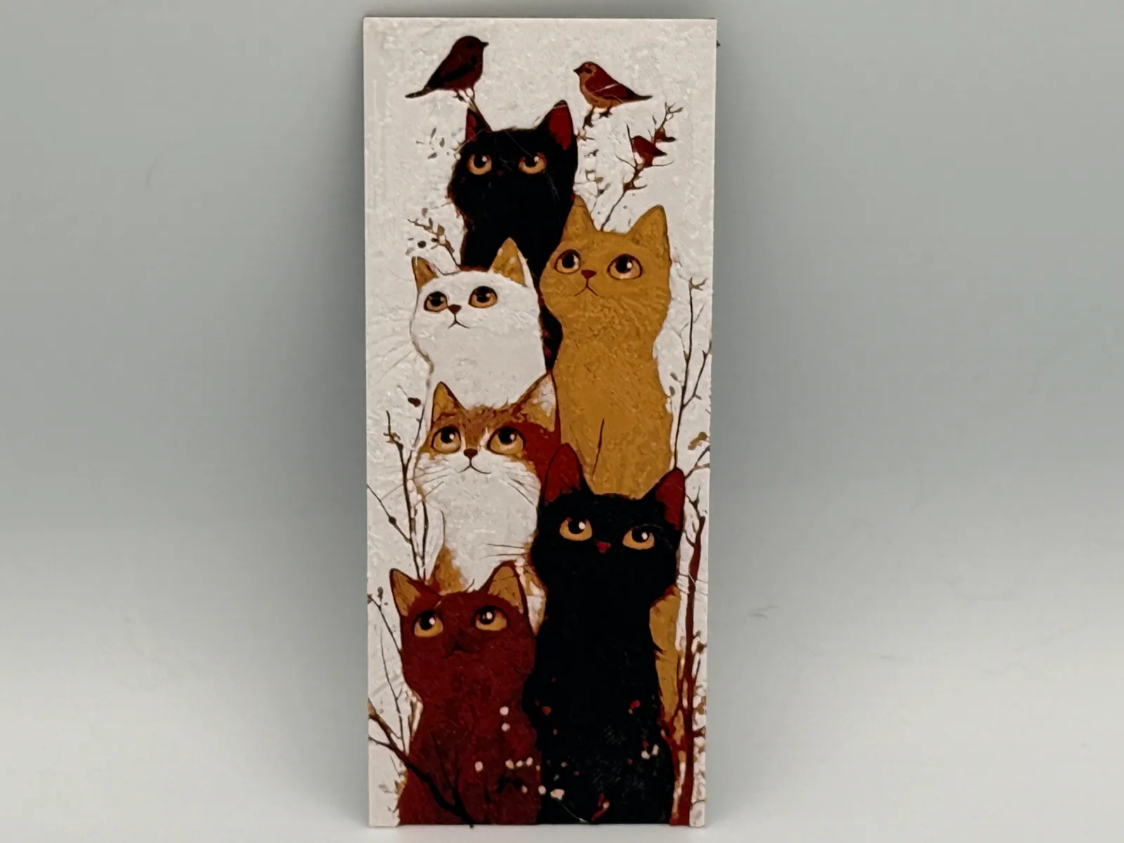 Curious Cat Bookmark Hueforge