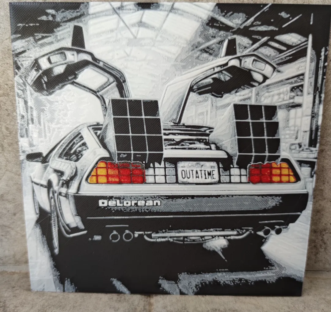 Hueforge Delorean
