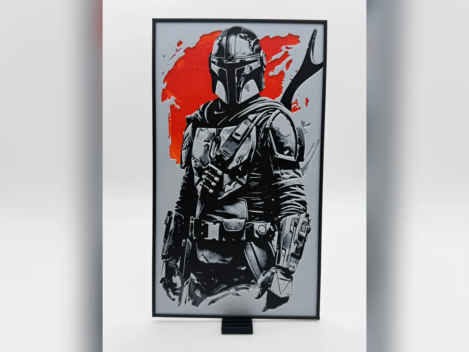 The Mandalorian HueForge Print