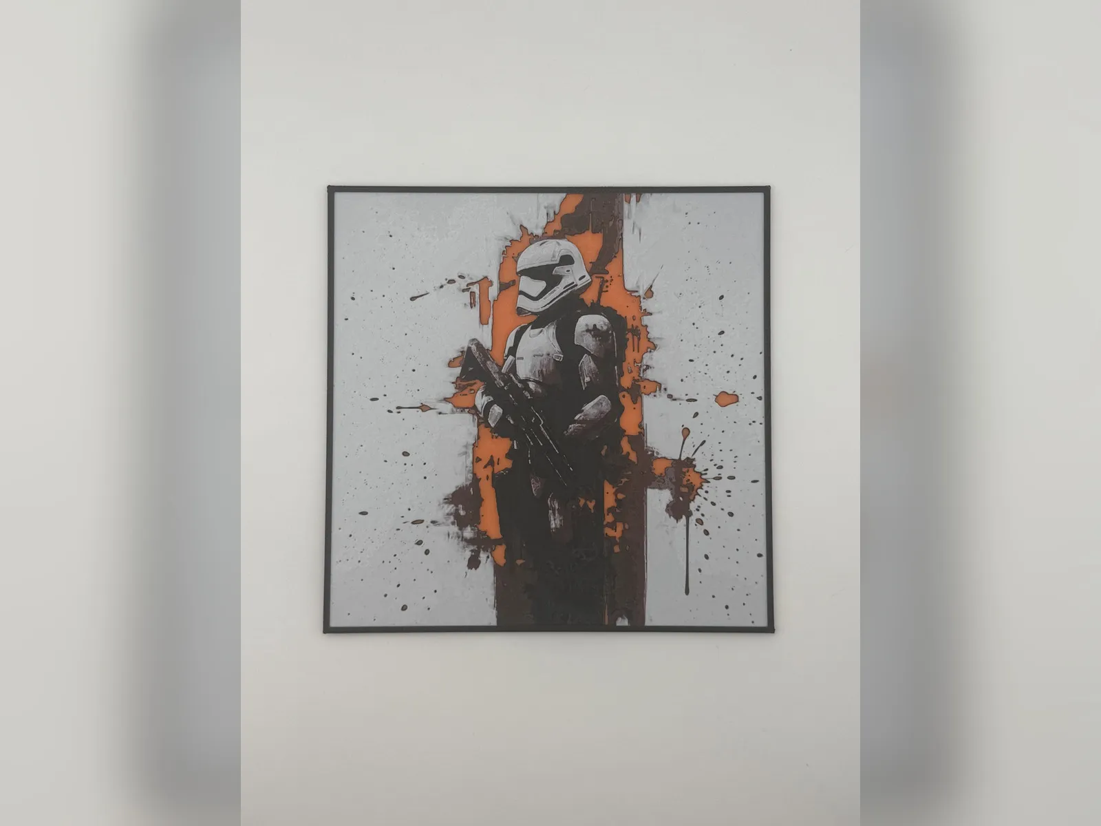 Stormtrooper Backlit HueForge Print