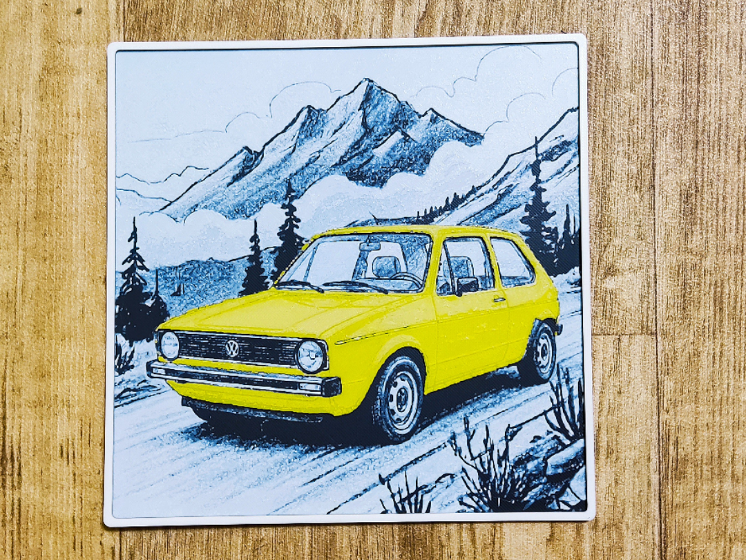 VW Golf MK1 - Hueforge