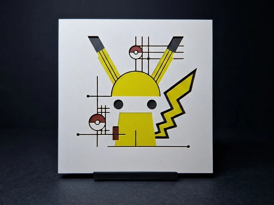 Simple Pikachu - Hueforge