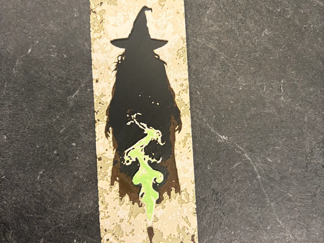 Witchy Bookmark Hueforge
