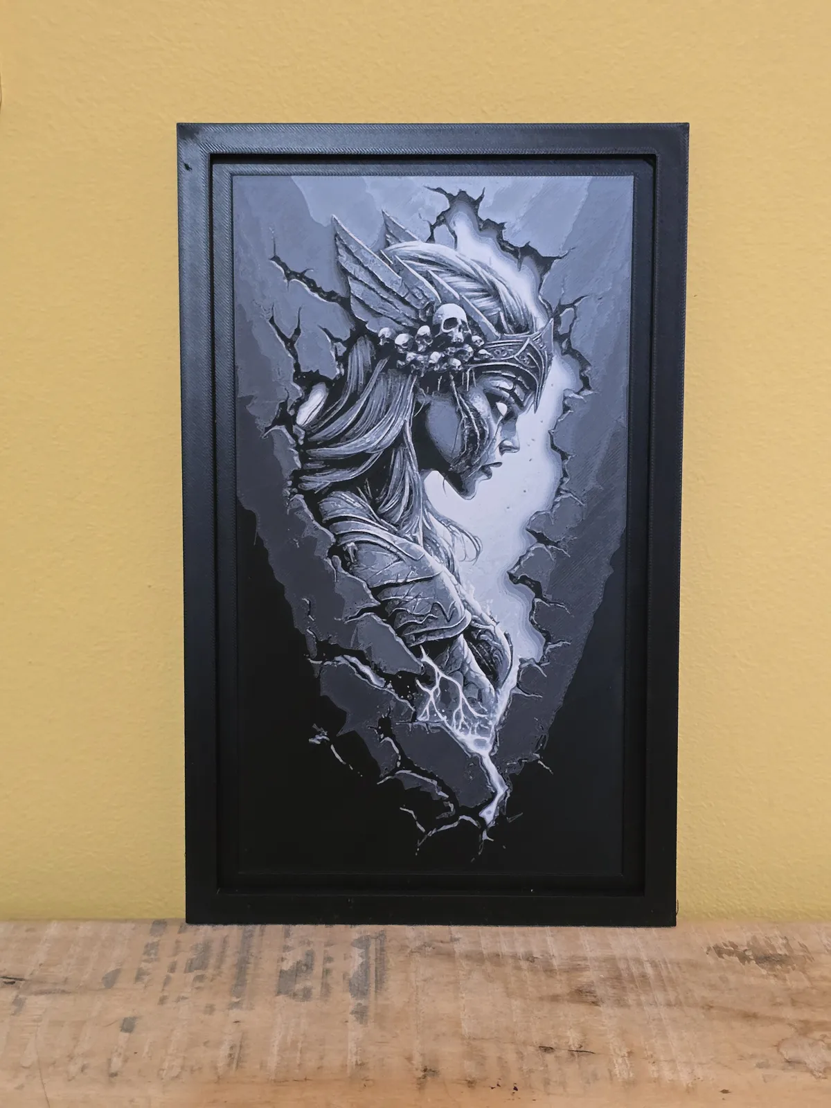 Valkyrie Warrior Wall Art & Frame Set