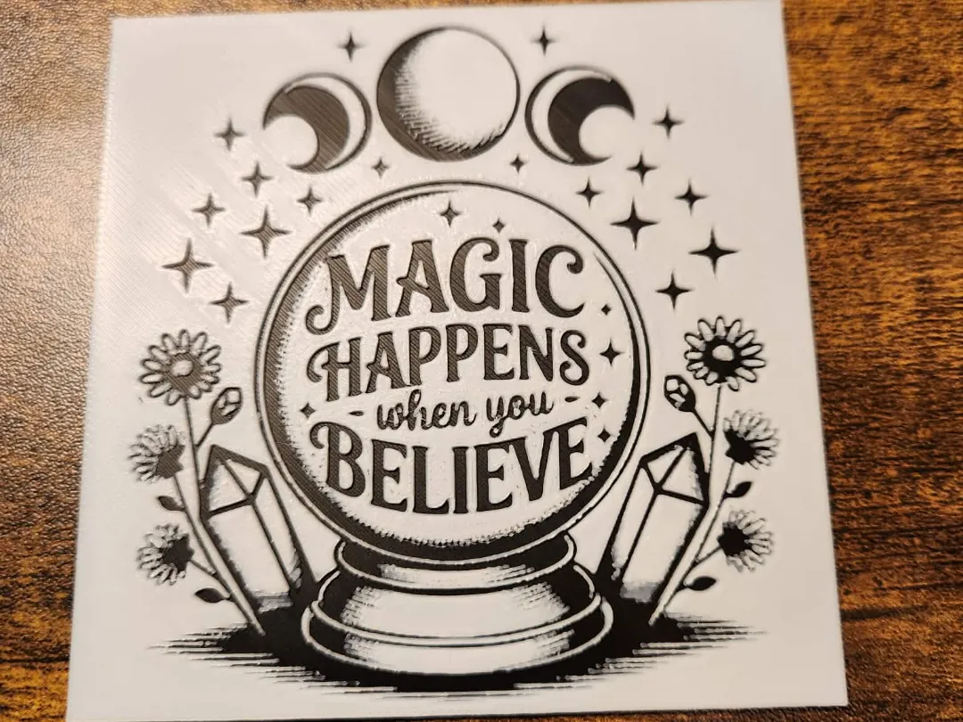Coaster - Hueforge - Magic Happens