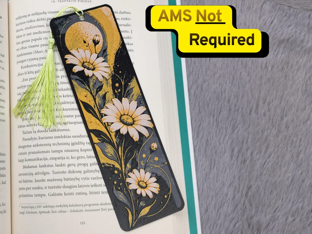 Golden Daisy Garden Bookmark