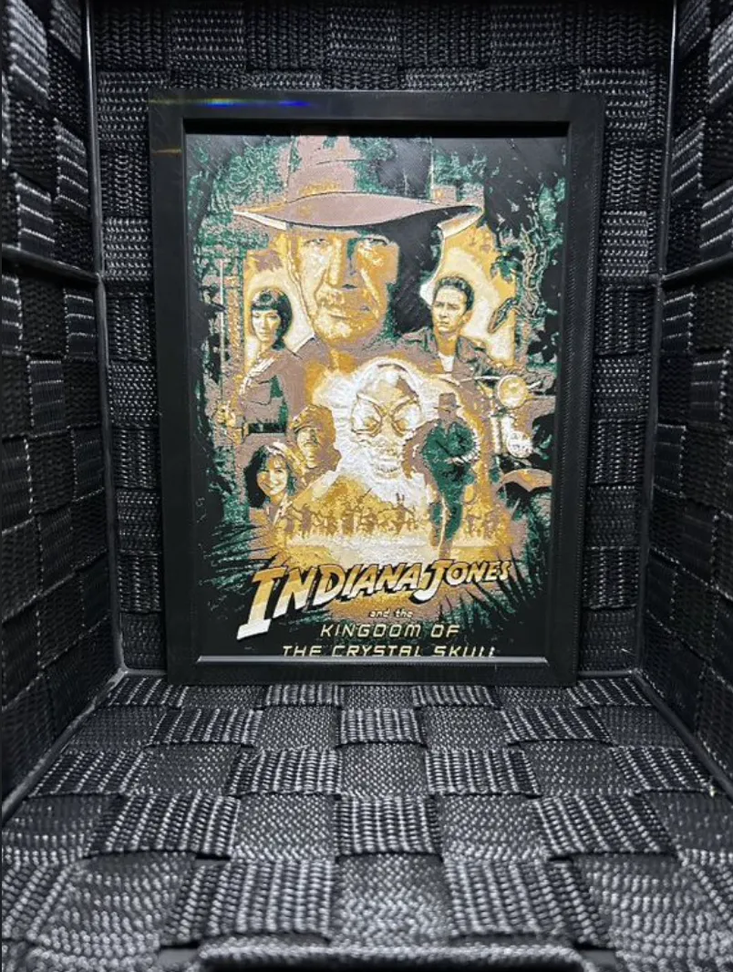Hueforge Movie Poster - Indiana Jones -