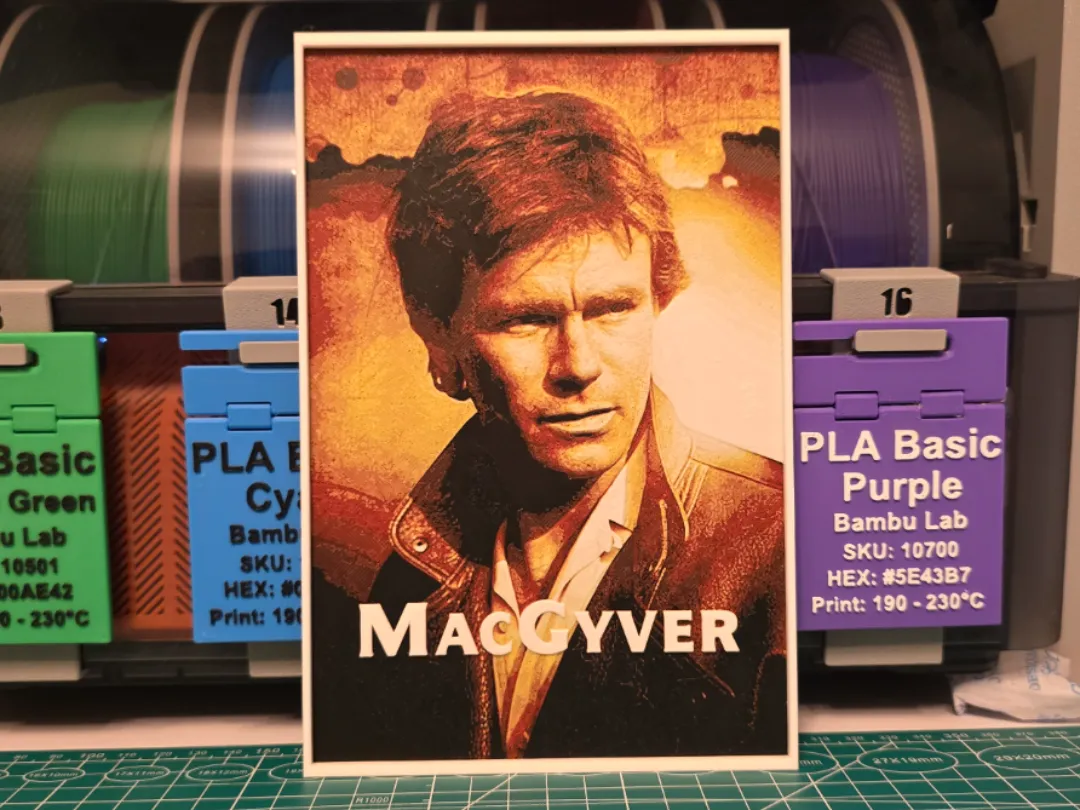 MacGyver Show Poster - Hueforge Art