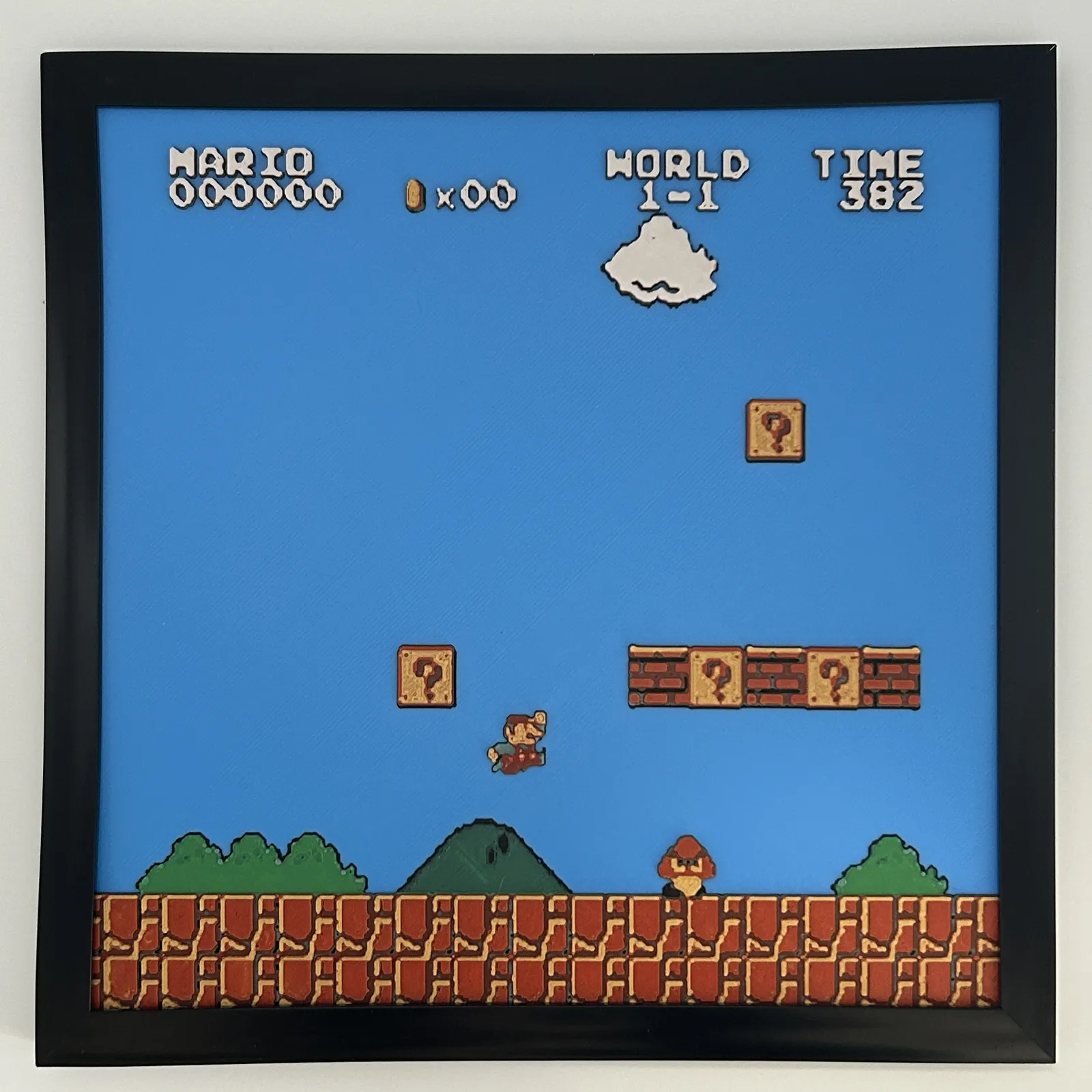 Super Mario Bros World 1-1 HueForge