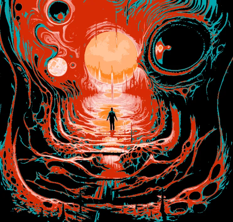 Man Lost in the Abyss (Hue Forge)