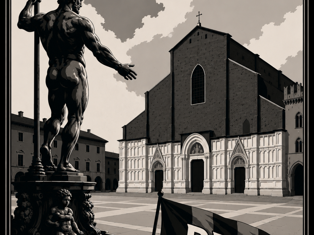 Piazza Maggiore con il Nettuno