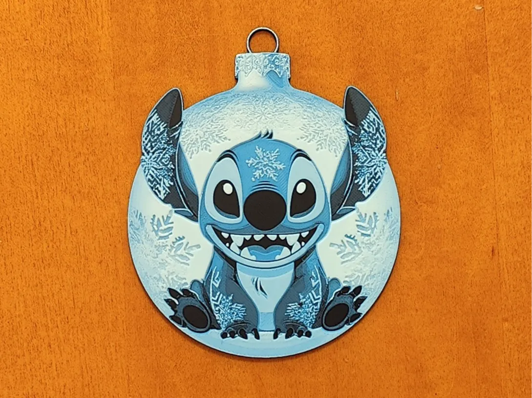 Stitch Christmas Tree Decoration Ornament Bauble