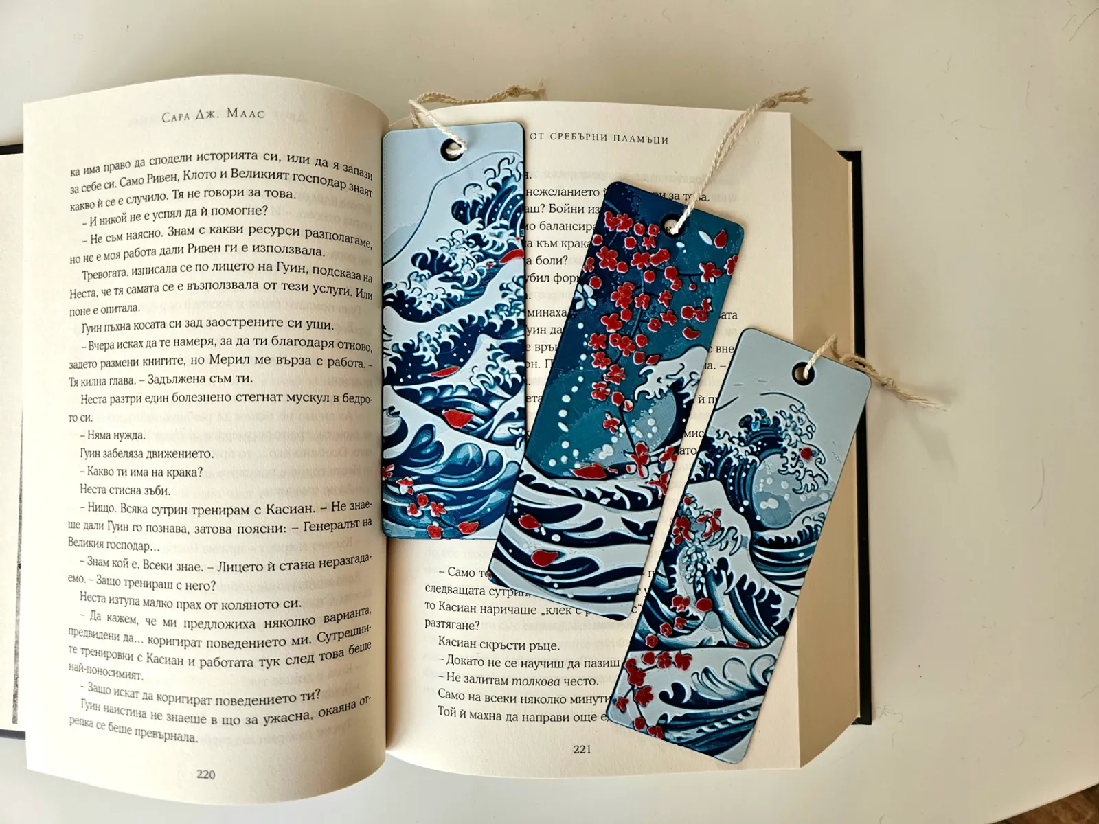 "Cherry Blossom Tide" - Bookmarks Set