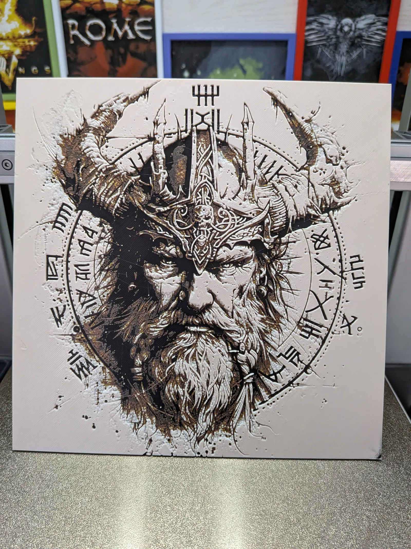 Mächtiger Odin HueForge