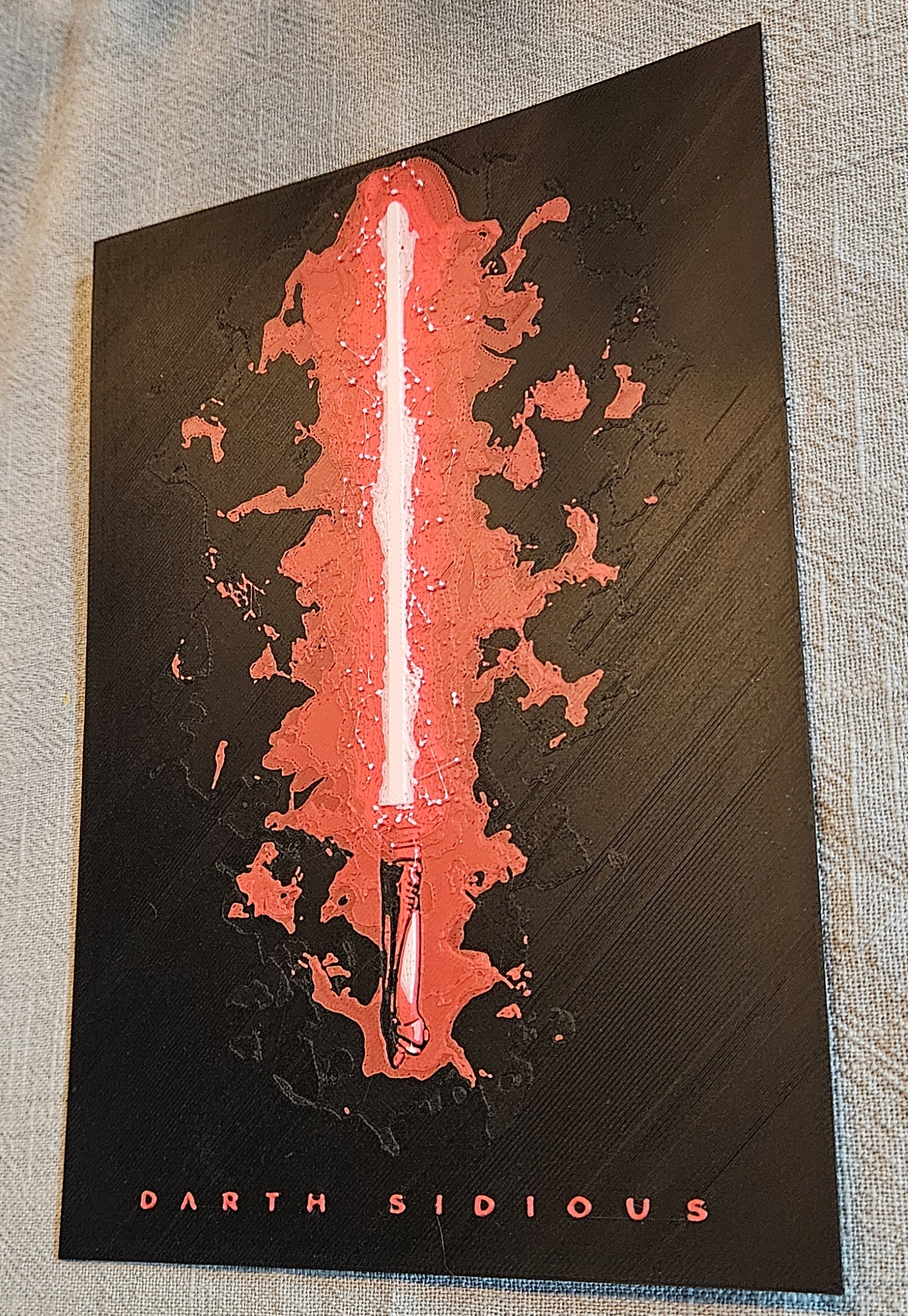 Star Wars Darth Sidious Lightsaber