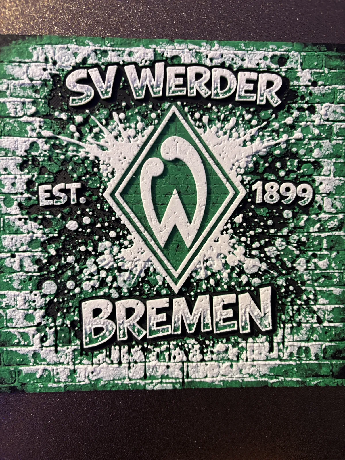SV Werder Bremen Graffiti Hueforge