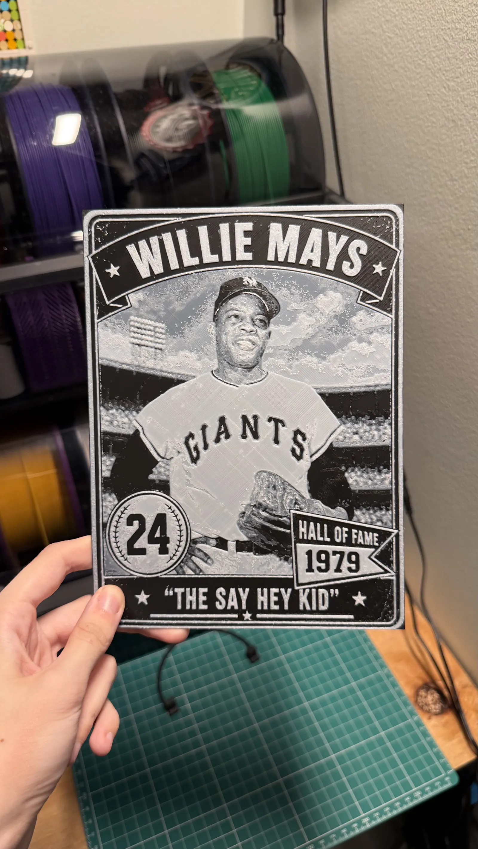 Willie Mays Vintage Baseball Card