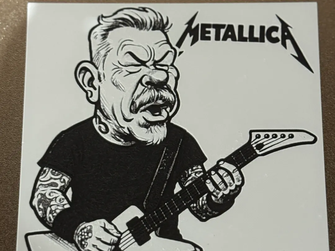 Hue Forge Karikatur James Hetfield
