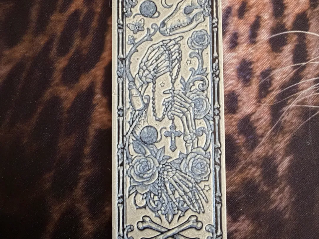 Eternal Devotion: Gothic Canine Bookmark