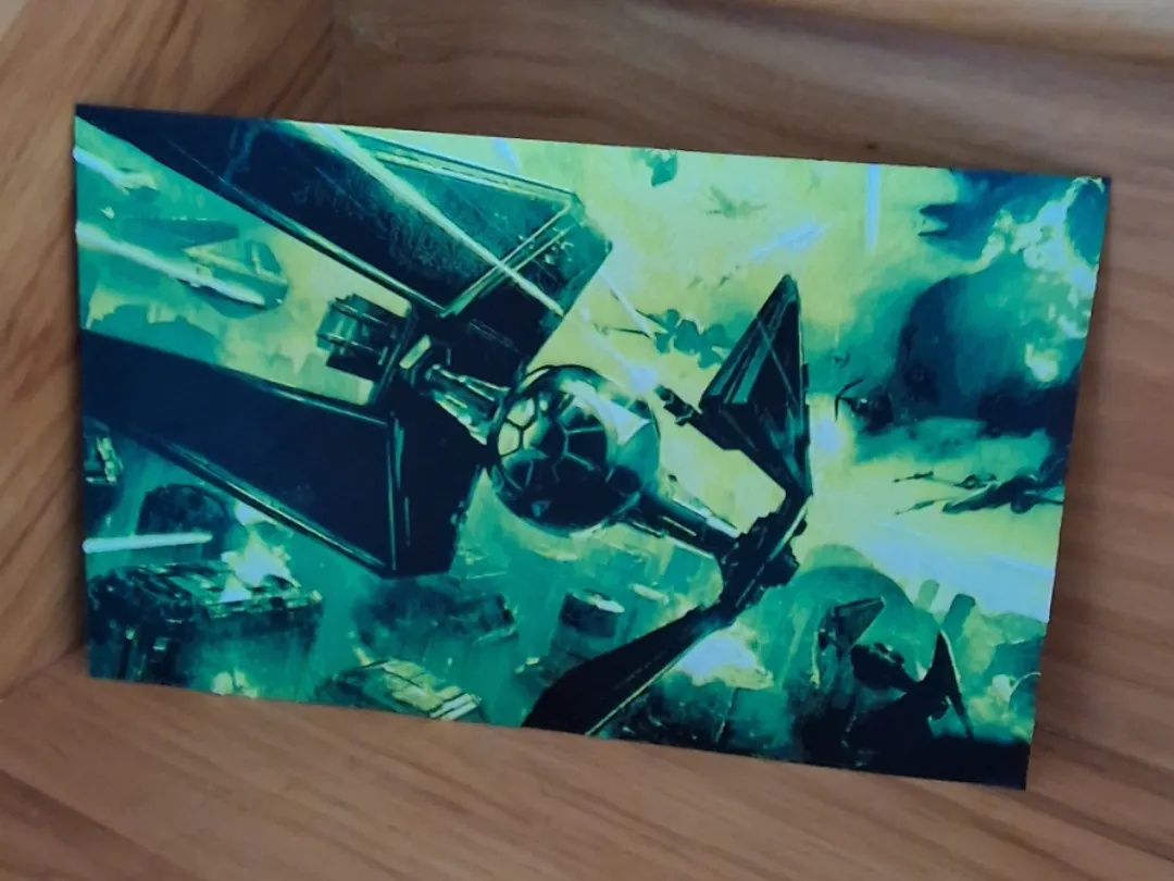 Tie Fighter Space Battle Wall Art
