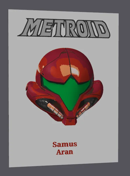 Metroid - Samus Aran Helmet Display