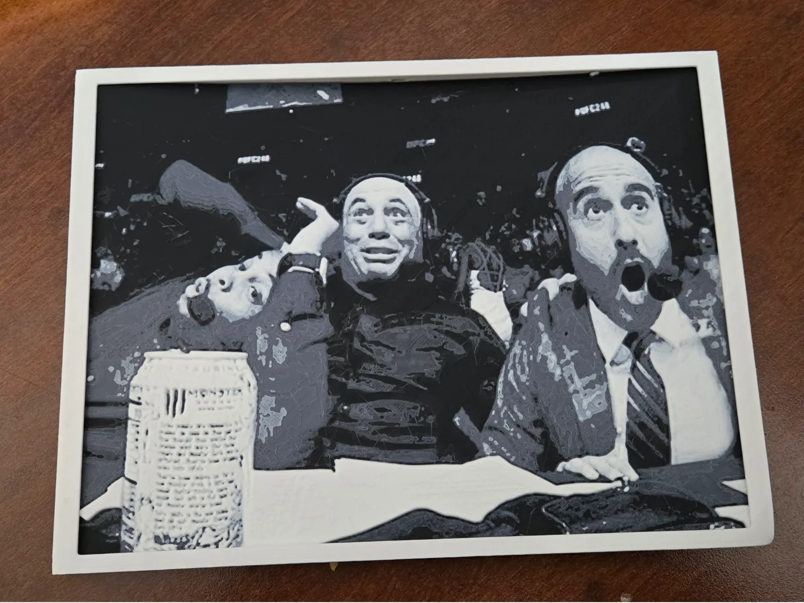 DC, Rogan, and Aniak UFC Iconic moment Hueforge