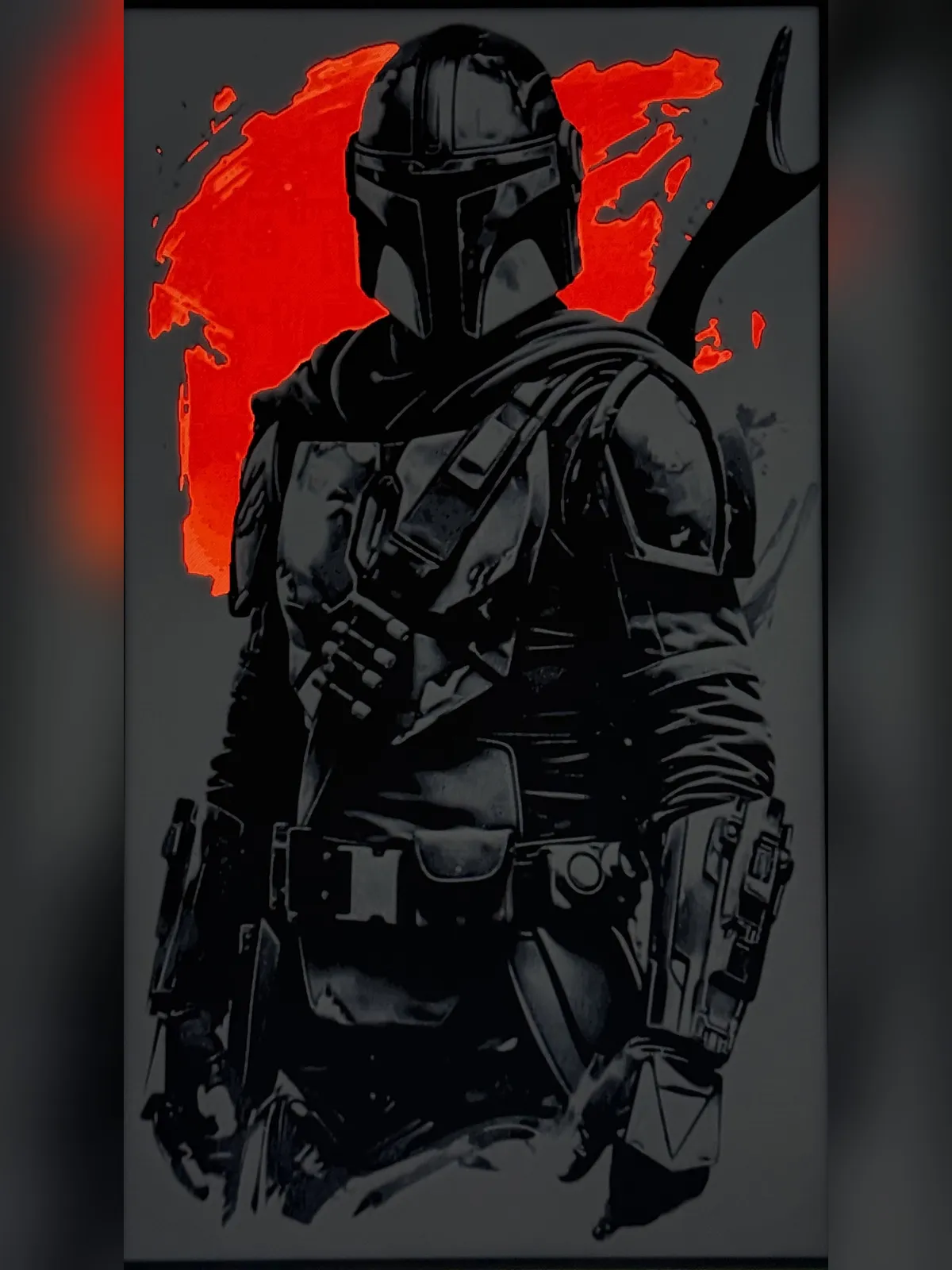 The Mandalorian HueForge Print