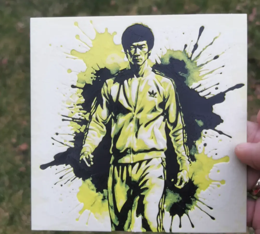 Bruce Lee hueforge