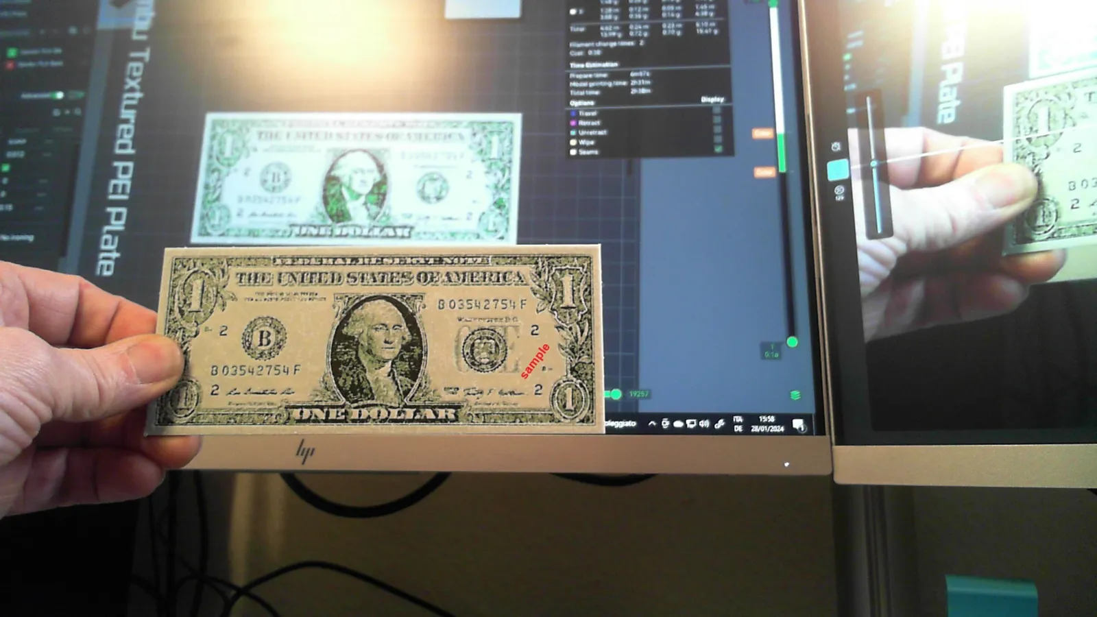 Hueforge One Dollar