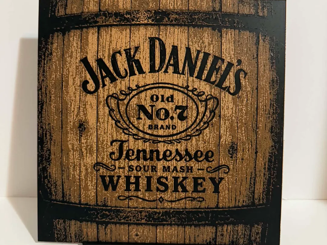 Jack Daniels Whiskey Barrel Hueforge