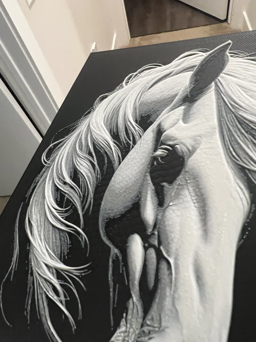 Horse Face Art Hueforge
