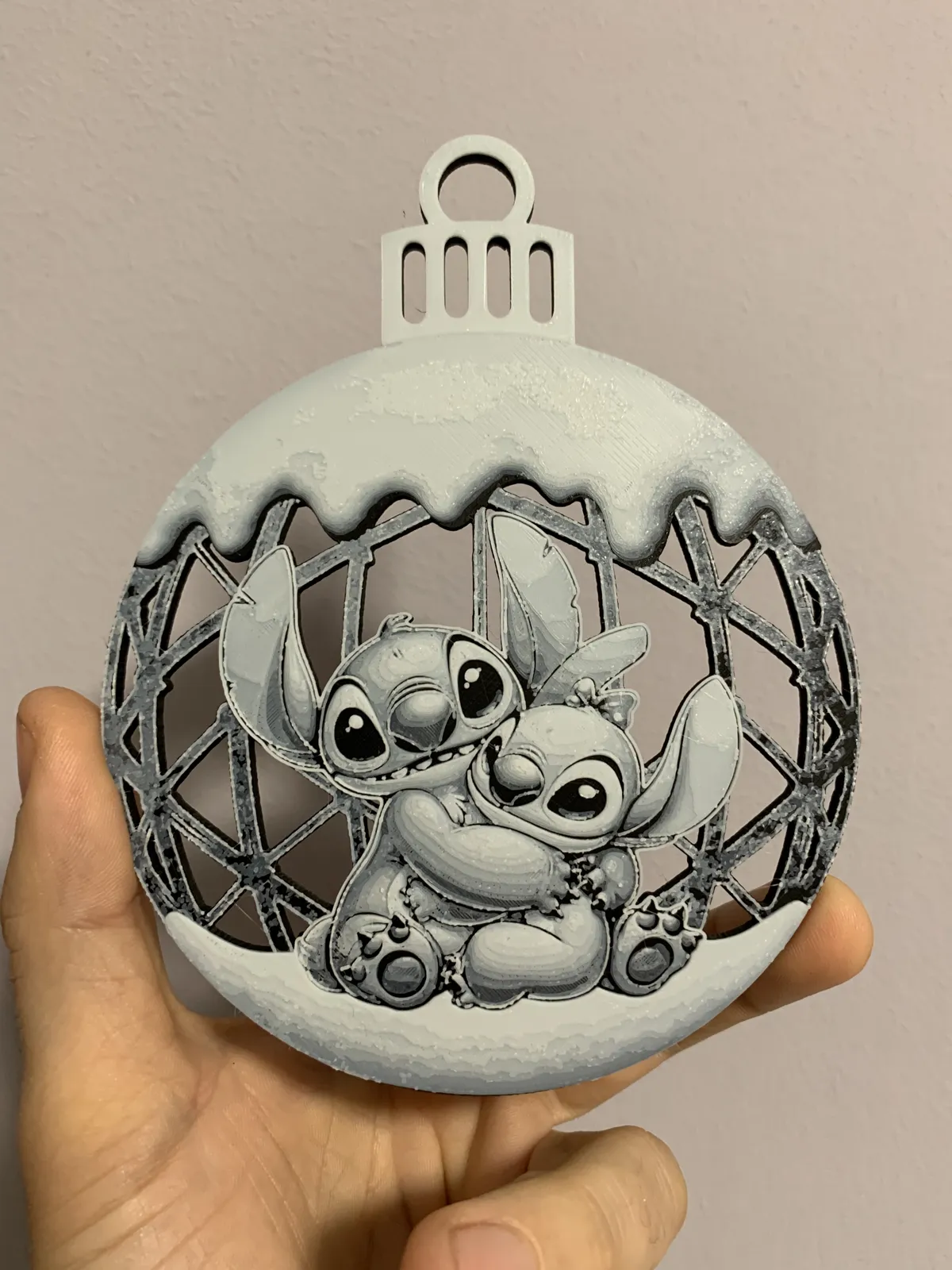 Stitch Christmas ball