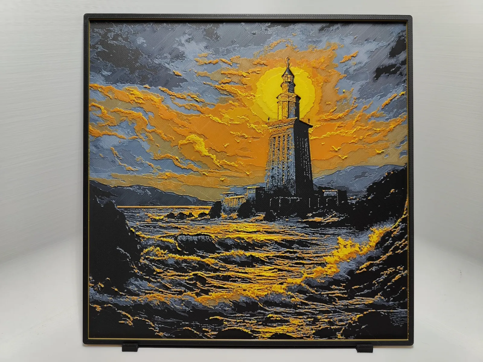 Lighthouse of Alexandria sunset - Hueforge