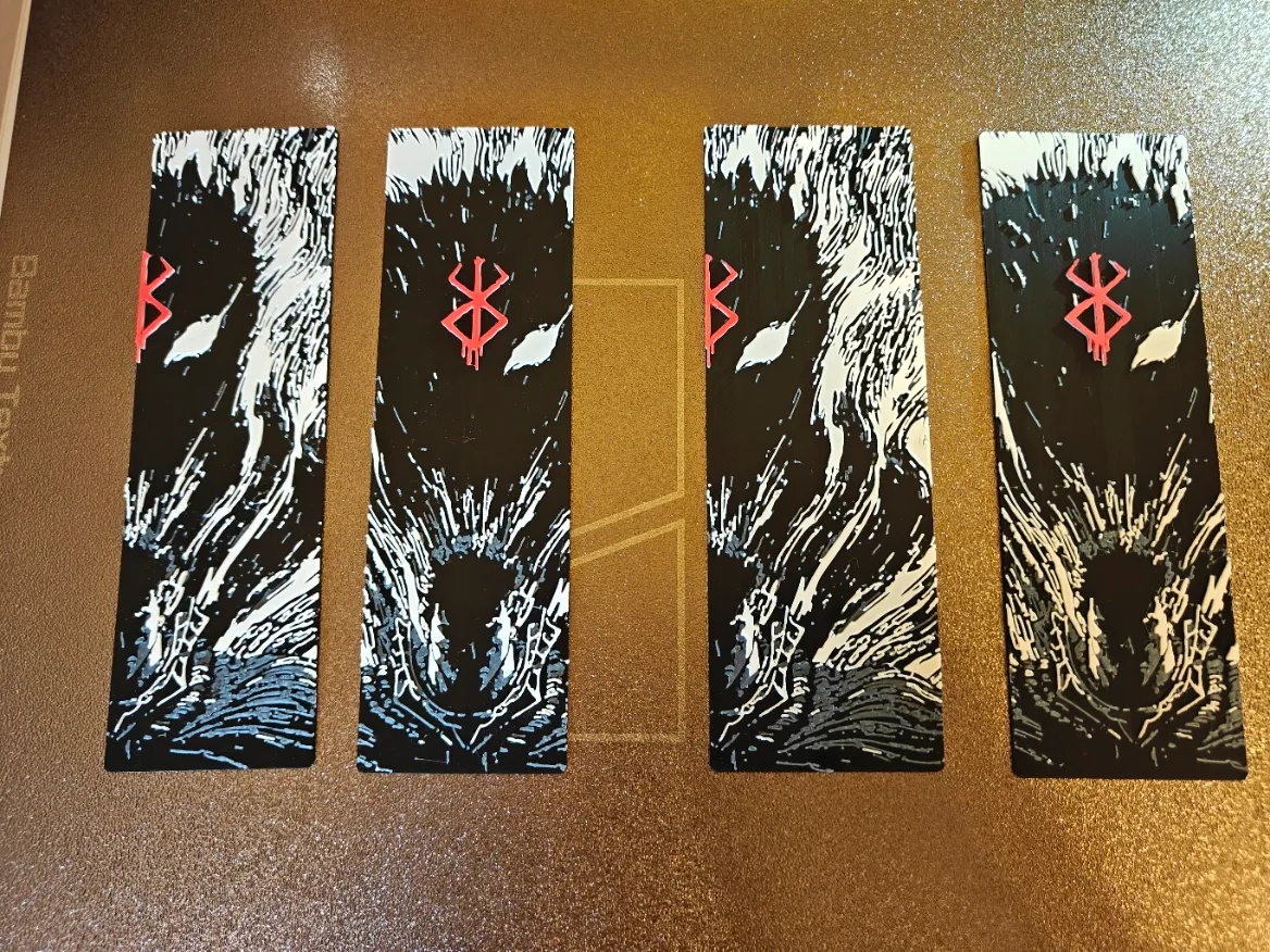 Berserk Bookmark Set - Guts & Brand of Sacrifice