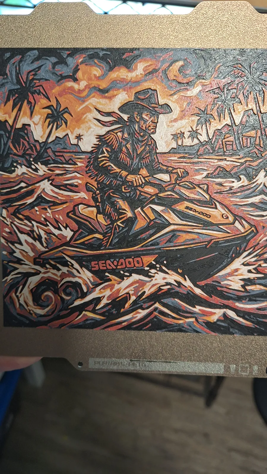 Seadoo Cowboy - Hueforge