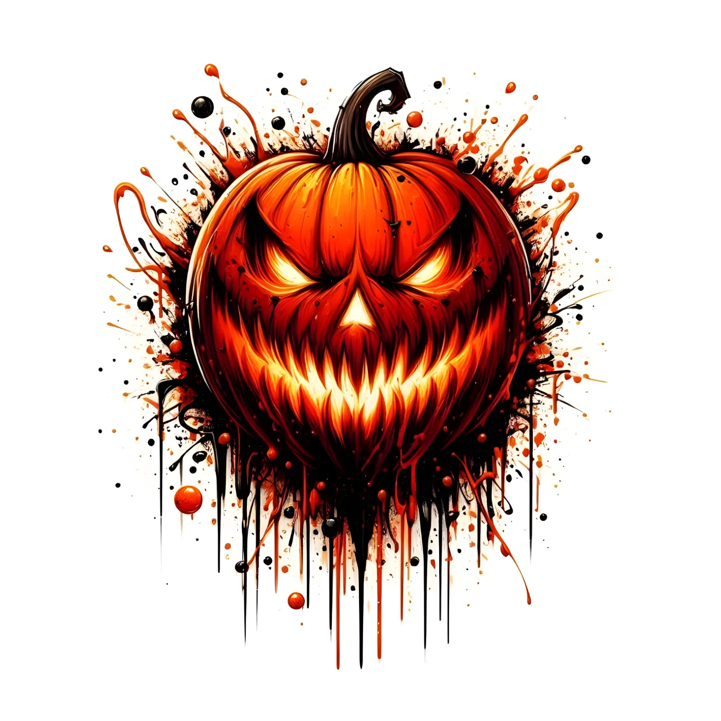 Halloween Scary Pumpkin Hueforge