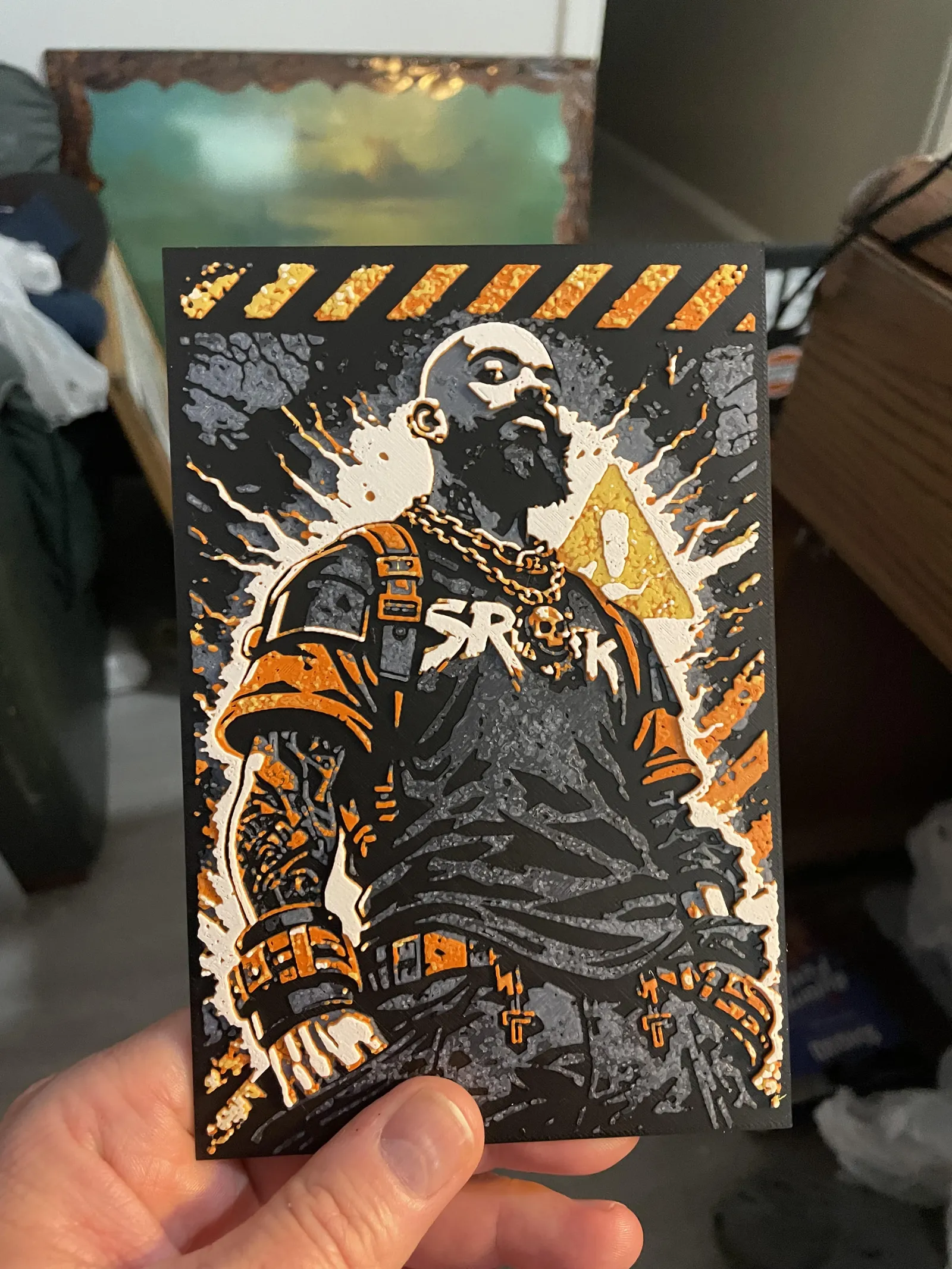 Construction Worker Hueforge